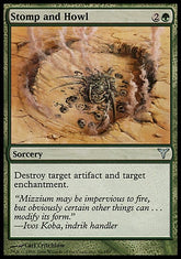 Pisotear e Uivar / Stomp and Howl - Magic: The Gathering - MoxLand